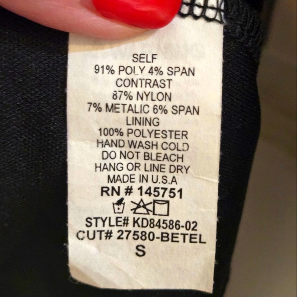 Peach Love NWT Black Dress Small - Picture 9 of 10